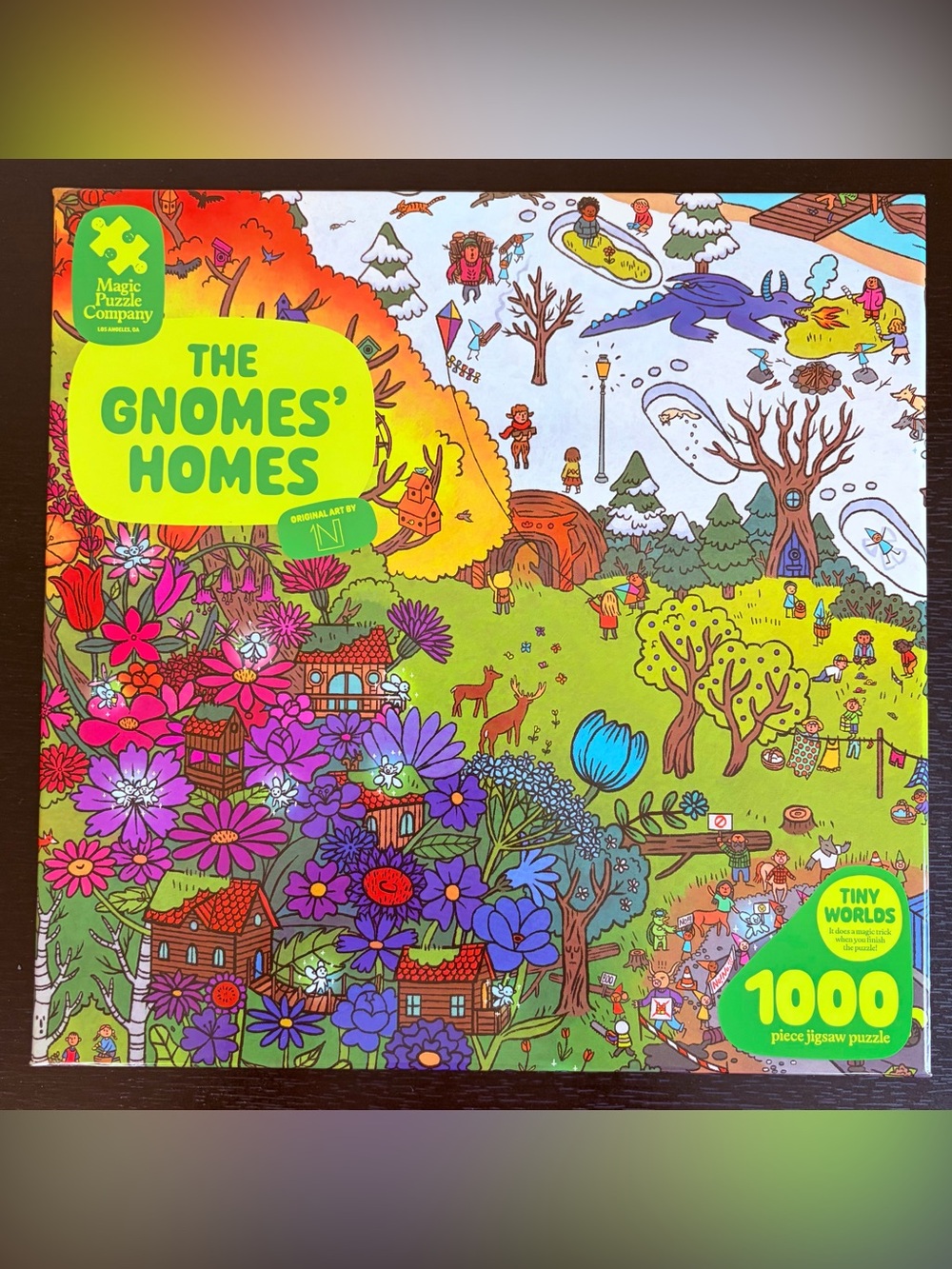 Magic Puzzle Company THE GNOMES HOMES 1000 Piece Puzzle